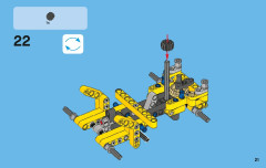 LEGO 42004 instructions page 21 – build guide