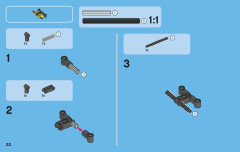 LEGO 42004 instructions page 22 – build guide