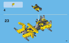 LEGO 42004 instructions page 23 – build guide