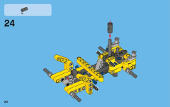 LEGO 42004 instructions page 24 – build guide