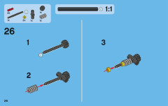LEGO 42004 instructions page 26 – build guide
