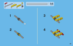 LEGO 42004 instructions page 33 – build guide