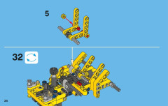 LEGO 42004 instructions page 34 – build guide