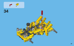 LEGO 42004 instructions page 37 – build guide