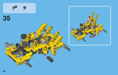 LEGO 42004 instructions page 38 – build guide