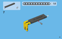 LEGO 42004 instructions page 43 – build guide