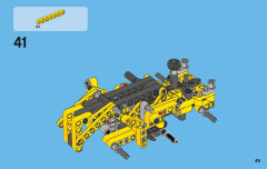 LEGO 42004 instructions page 49 – build guide
