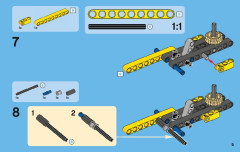 LEGO 42004 instructions page 5 – build guide
