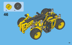 LEGO 42004 instructions page 59 – build guide