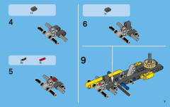 LEGO 42004 instructions page 7 – build guide