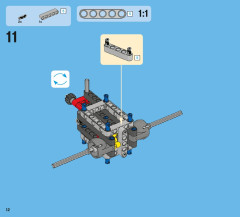 LEGO 42005 instructions page 12 – build guide