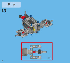 LEGO 42005 instructions page 14 – build guide