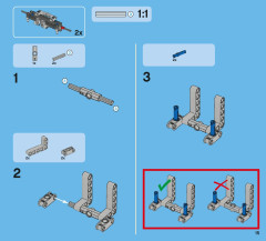 LEGO 42005 instructions page 15 – build guide