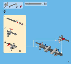 LEGO 42005 instructions page 17 – build guide