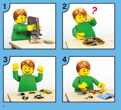 LEGO 42005 instructions page 2 – build guide