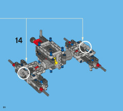 LEGO 42005 instructions page 20 – build guide
