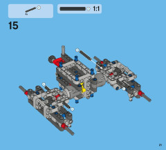 LEGO 42005 instructions page 21 – build guide