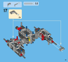 LEGO 42005 instructions page 23 – build guide