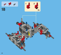 LEGO 42005 instructions page 24 – build guide