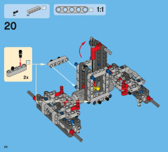 LEGO 42005 instructions page 26 – build guide