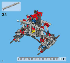 LEGO 42005 instructions page 42 – build guide