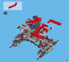 LEGO 42005 instructions page 49 – build guide