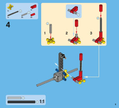 LEGO 42005 instructions page 5 – build guide
