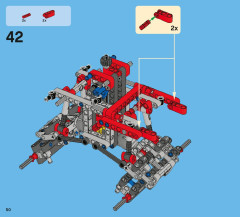LEGO 42005 instructions page 50 – build guide