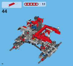 LEGO 42005 instructions page 52 – build guide