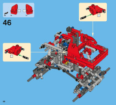 LEGO 42005 instructions page 54 – build guide