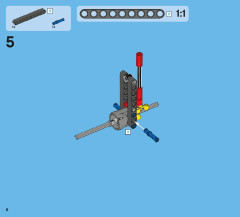 LEGO 42005 instructions page 6 – build guide