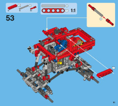 LEGO 42005 instructions page 61 – build guide