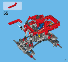 LEGO 42005 instructions page 63 – build guide