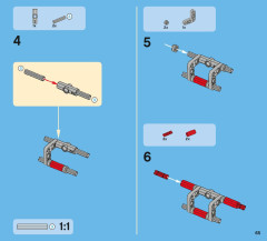 LEGO 42005 instructions page 65 – build guide