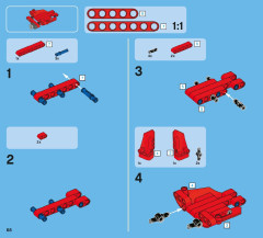 LEGO 42005 instructions page 68 – build guide