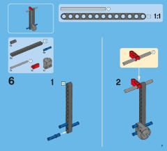 LEGO 42005 instructions page 7 – build guide