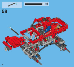 LEGO 42005 instructions page 70 – build guide