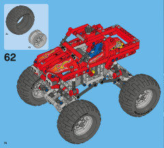 LEGO 42005 instructions page 74 – build guide