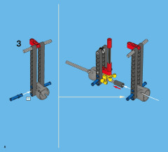 LEGO 42005 instructions page 8 – build guide