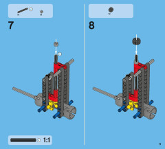 LEGO 42005 instructions page 9 – build guide