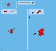 LEGO 42005 instructions page 12 – build guide
