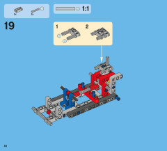 LEGO 42005 instructions page 18 – build guide