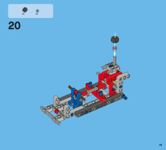 LEGO 42005 instructions page 19 – build guide