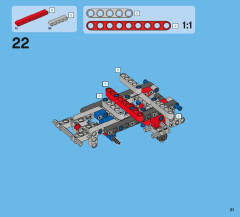 LEGO 42005 instructions page 21 – build guide