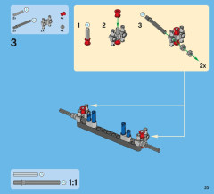 LEGO 42005 instructions page 23 – build guide