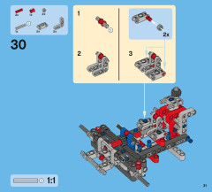 LEGO 42005 instructions page 31 – build guide