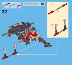 LEGO 42005 instructions page 34 – build guide