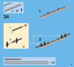 LEGO 42005 instructions page 37 – build guide