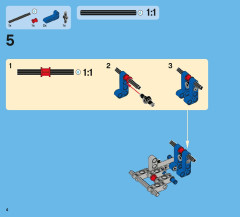 LEGO 42005 instructions page 4 – build guide