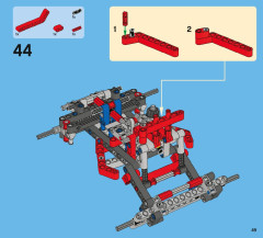 LEGO 42005 instructions page 49 – build guide